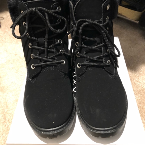 Black Suede Boots - Picture 2 of 3